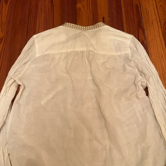 J. Crew White Top 6 - Picture 4 of 7